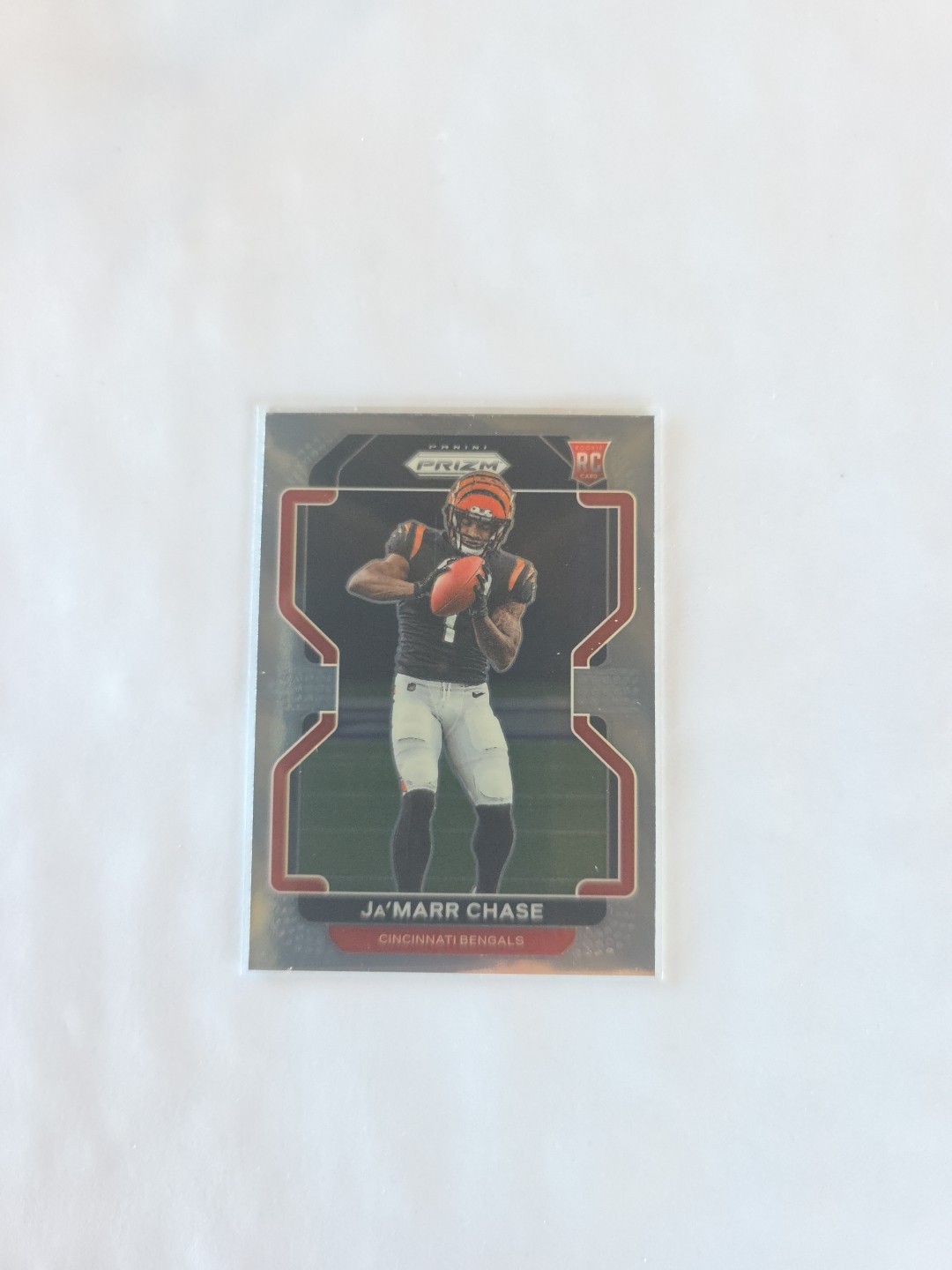 2021 Panini Prizm Football Jamarr Chase Base RC Rookie #337 Bengals