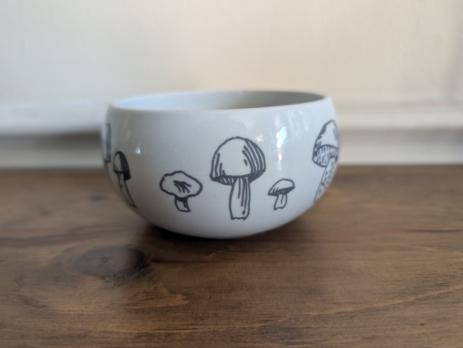 BLOCK HEARTHSTONE VISTA ALEGRE GRAY MUSHROOMS Sugar Bowl *NO LID* Portugal