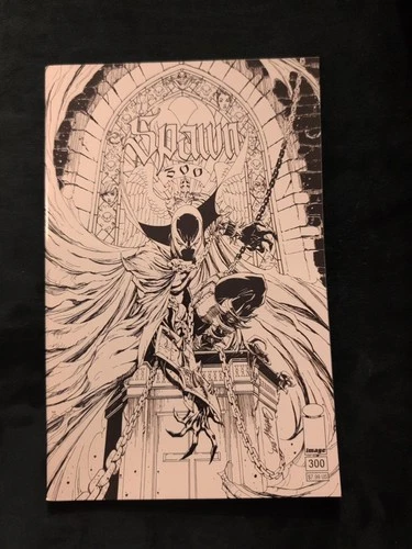 SPAWN #300 J SCOTT CAMPBELL B&W VARIANT TODD MCFARLANE 1