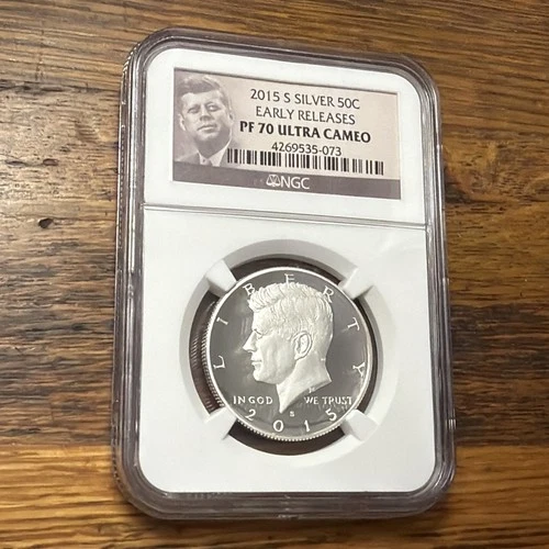 NGC 2015-S PF70UCAM JFK Silver Half Dollar Proof 🇺🇸