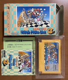 Nintendo Super Mario Bros./Super Mario Bros. 3 Famicom software with box theory