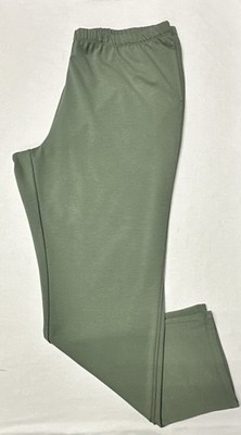 Ruby Rd Sweatpants Leisure Pants XL Woman Lounge Slacks Cotton Pockets Green