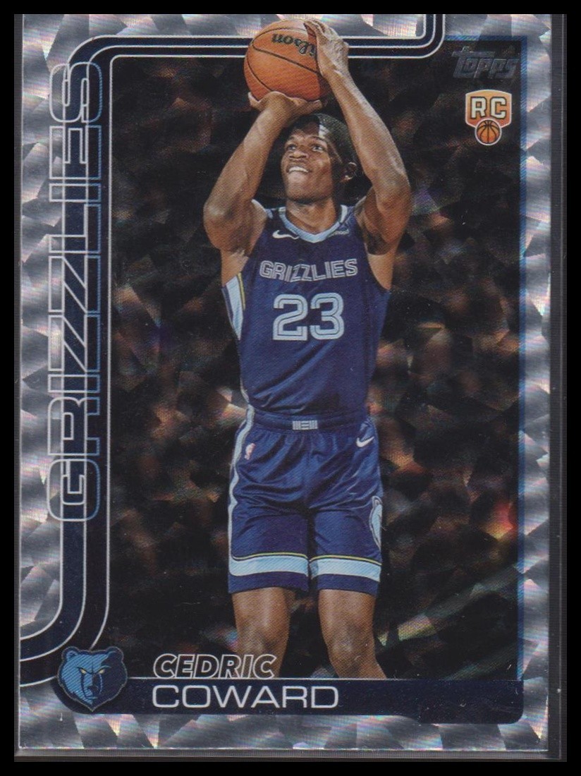 2025-26 Topps - Cedric Coward #211 Crackleboard Foil (RC)
