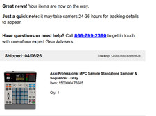 Akai Professional MPC Sample Standalone Sampler Sequencer - Gray - NEW/SEALED
