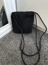 COS Woven Black Crossbody Bag