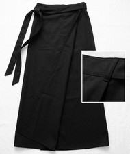 Handcrafted 100% Pure Cotton Wrap-Around Maxi Skirt – Adjustable Tie-Waist Long