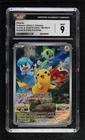 FA - Pikachu (S/V Pre-Order) Chinese Pokémon Scarlet & Violet (SVP) CGC 9 Mint