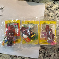 The California Raisins McDonald's 1988 Figure Lot of 3 Anita Break Buster