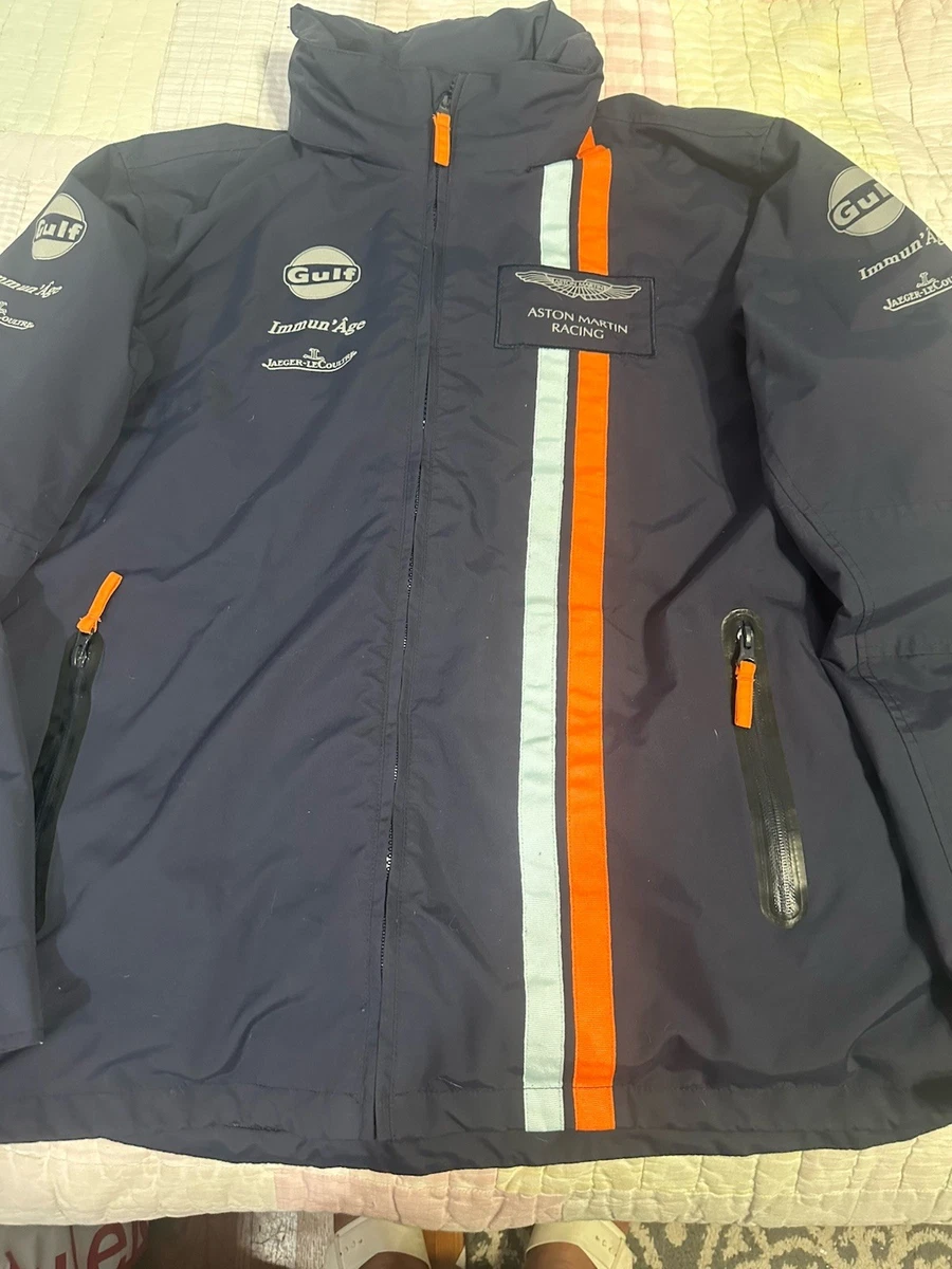 【新品】Gulf✖️Aston Martin Racing ジャケット　Lサイズ 新品】Gulf✖️Aston Martin Racing ジャケット Lサイズ