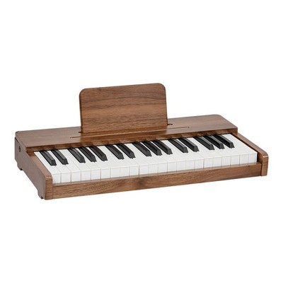 37-Key Wooden  Piano with Real Sound, USB-C/Battery, Adjustable Volume