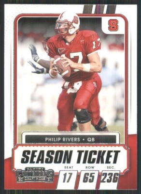 2021 Panini Contenders Draft Picks #10 Philip Rivers NC State Wolfpack 50772