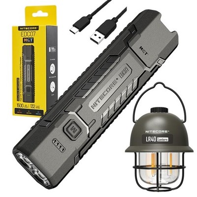 Nitecore EDC07 Black Color Ultraslim and Lightweight High CRI Three Color Temper
