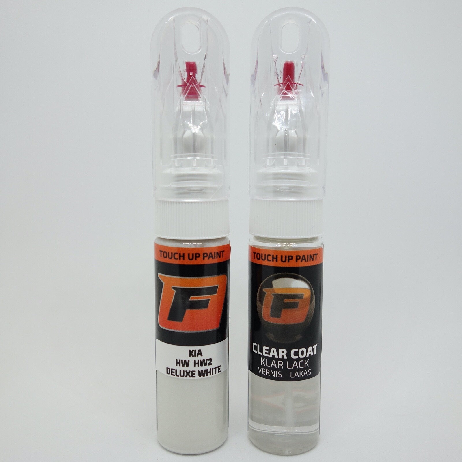 for KIA HW HW2 DELUXE WHITE DELUXEWEISS Pearl Touch Up Paint Scratch ...