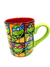 Teenage Mutant Ninja Turtles Coffee Mug Red Inside 2013 Viacom International 