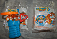 2 miles TAILS prower McDonalds happy meal toys helicopter fox vintage 1993 sonic