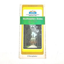 Travel Road Map Howard Johnsons Motel Lodge Southeastern States Tennessee 1975