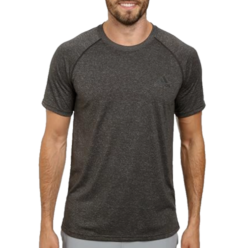 🚨 Adidas S14032 Men Grey Crew T-Shirt Adi Ultimate Tee Running Casual Size XL
