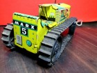 MARX TOYS WIND UP TRACTOR DOZER VEHICLE FARM WWII ERA PLOW CONSTRUCTION OLD EX — photo 5