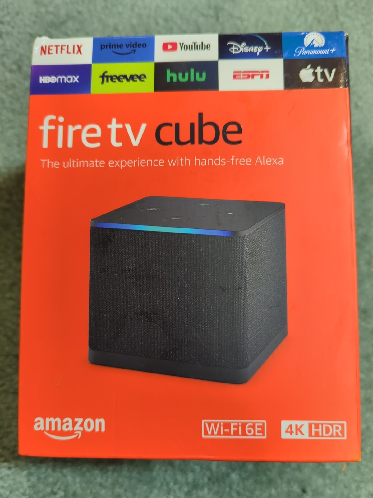 Amazon Fire TV Cube 3rd Gen Streaming Media Player 4K HD WiFi 6E New