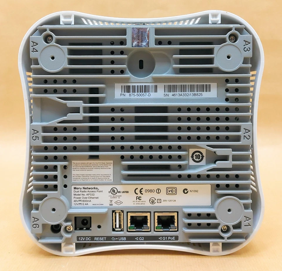 Meru Networks AP332i Dual Radio Wireless Access Point - Image 4 of 4