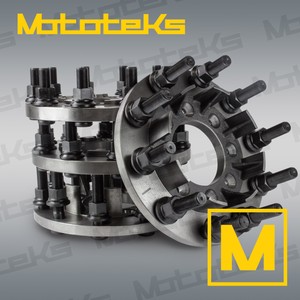 8 TO 10 LUG SEMI WHEEL ADAPTERS SET FOR 1999-2010 CHEVROLET CHEVY