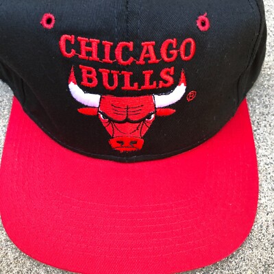Chicago Bulls ヴィンテージキャップ Vintage 90s THE G CAP Chicago Bulls Snapback Hat Men's Black Retro