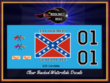 1/24 'General Lee' Decal Set SCR-124-0086