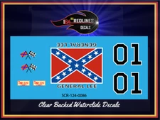 1/24 'General Lee' Decal Set SCR-124-0086