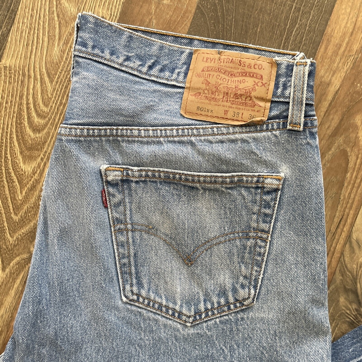 Levi's 501xx Made in USA Vintage Jeans (501-0000) Distressed