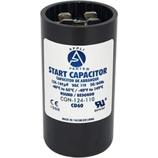Appli Parts Motor Start Capacitor 124-149 Mfd microfarads uF 110-125 VAC Univ...