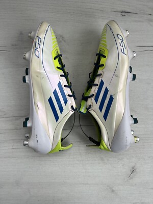Adidas F50 Adizero White Football Cleats Boots Rare Men's Adidas F50 Adizero White Football Cleats Boots Rare Men's