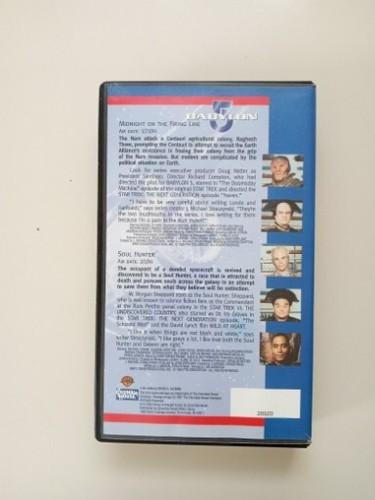 Babylon 5 The Collector's Edition VHS Midnight on the Firing Line, Soul Hunter - Picture 3 of 24
