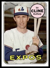 1969 Topps #442 Ty Cline  Montreal Expos NR-MINT SET BREAK!