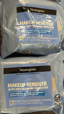 Set of 2 Neutrogena Makeup Remover Facial Towelettes Wipes 25 Pack