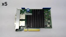 Lot of 5 HP Ethernet 10GB 2-Port 561FLR-T Network Adapter Card 700697-001