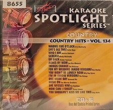 SC8655 COUNTRY NEW IN PLASTIC SOUND CHOICE KARAOKE CDG LOT WA