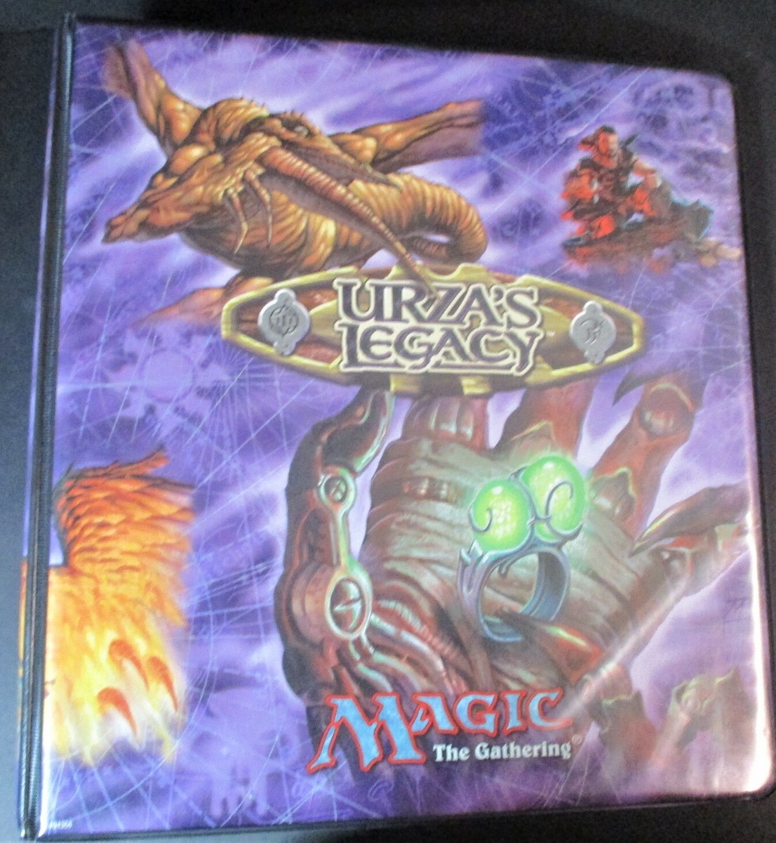 Binders/Folders MTG Urza's Legacy 3-Ring Binder W/ Inserts Magic MTG | eBay