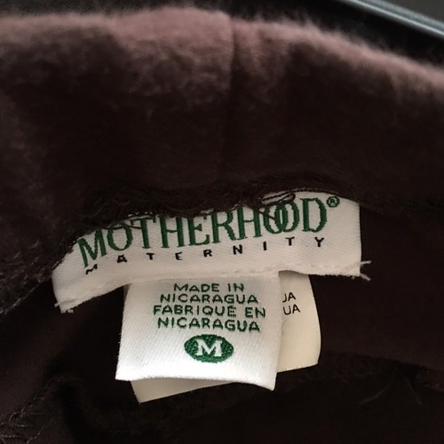 Motherhood Maternity Capri Brown Pants, size Medium Soft Belly Panel (C21) - Bild 5 von 5