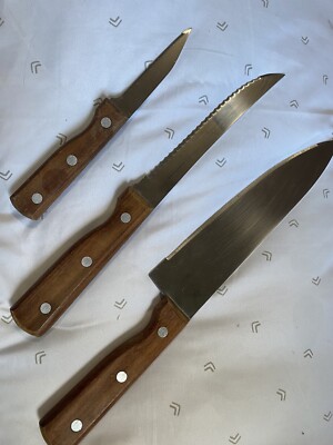 Vintage Tramontina knives brazil 3 Piece Set | eBay