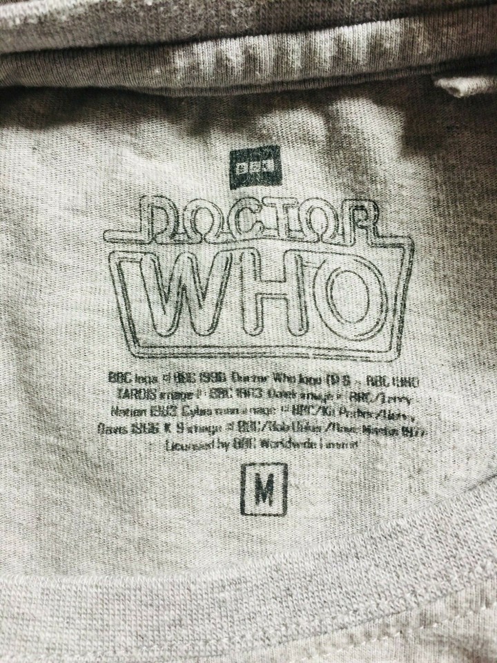 Doctor Who Women's TShirt Do You Remember Your First Doctor Grey Size