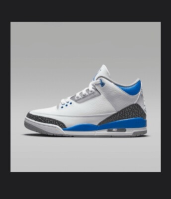 jordan 3 racer blue size 5