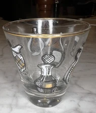 Mid Century Modern Libby Short Tumbler Barware Glass