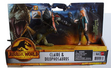 Mattel Jurassic World Dominion Claire  Dilophosaurus Pack