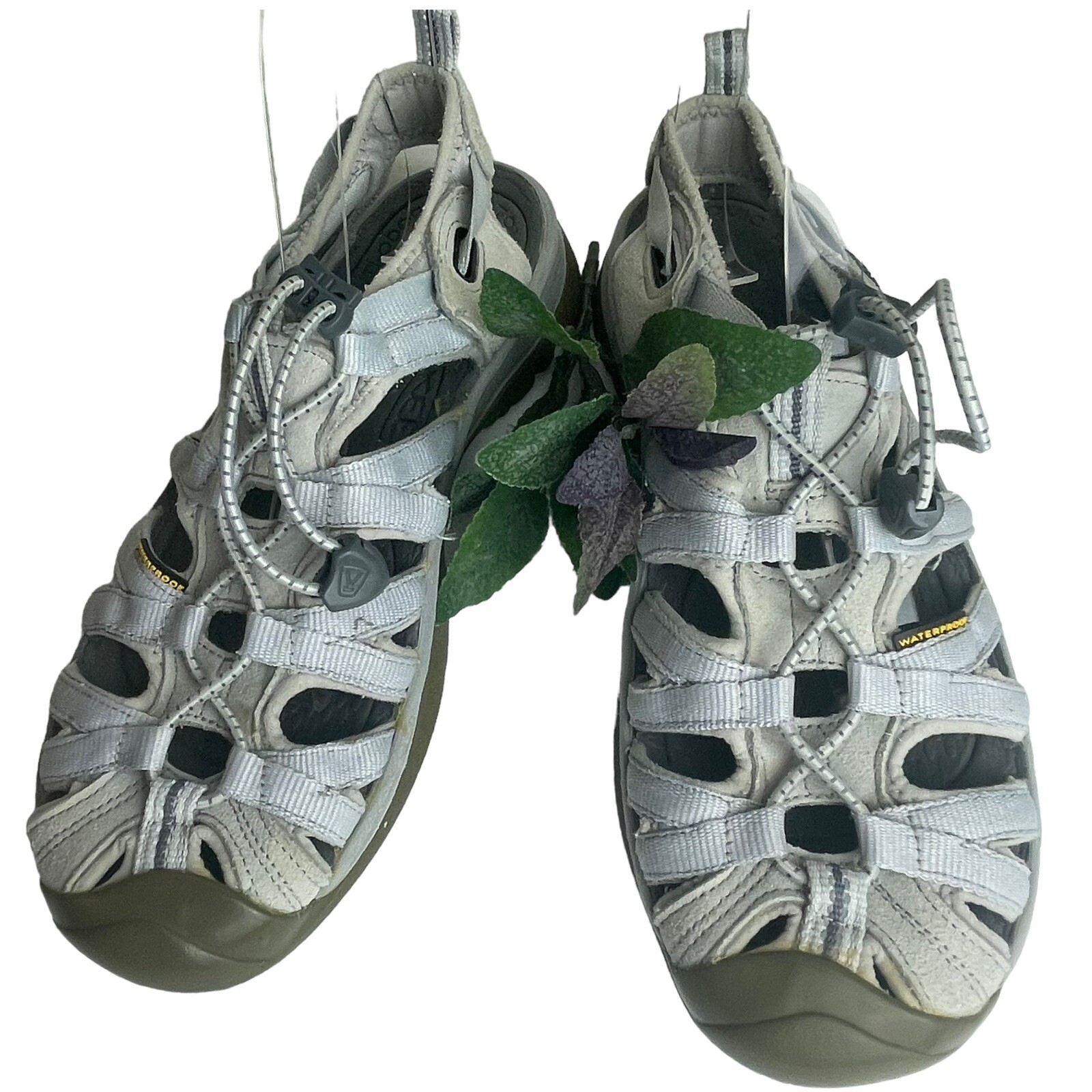 KEEN Scarpe sandalo da donna Sussurrate impermeabili pietra gra 1018232 taglia 7 5