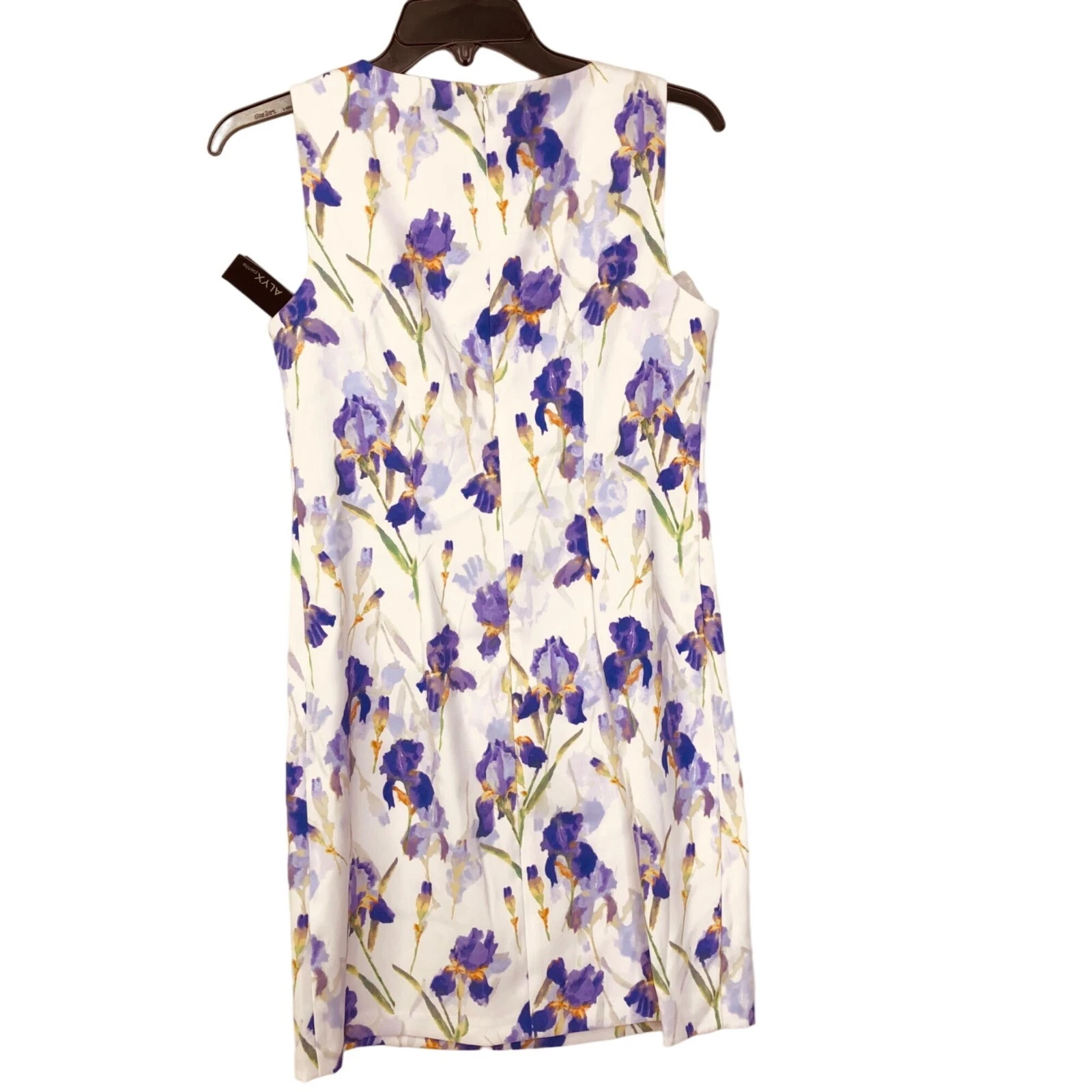 ABITO SENZA MANICHE IN GUAINA FLOREALE ALYX TAGLIA 6P NUOVO CON ETICHETTE
