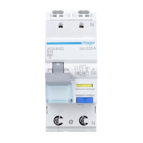 Hager FI LS Schalter Fehlerstromschalter Leitungsschutzschalter CDA CDS MBN MBS - Bild 3 von 60