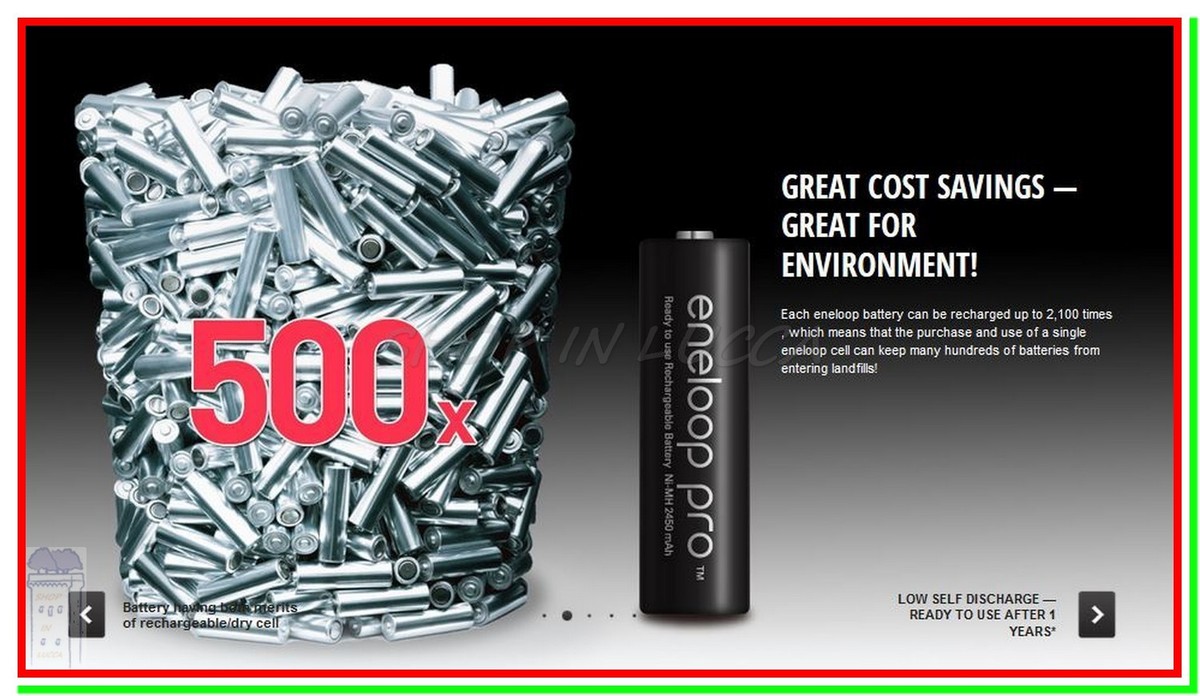 AccuCell Technoline BC 700 Caricabatterie Nero Con 4x Eneloop HR-4UTG E AkkuBox AAA