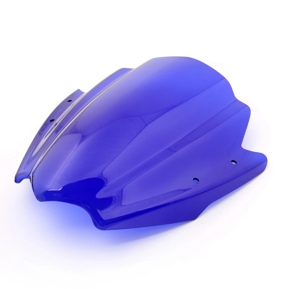 Universal Motorcycle Windshield 7/8" & 1" Handlebar Mount For Harley Blue H0 - Imagem 2 de 3