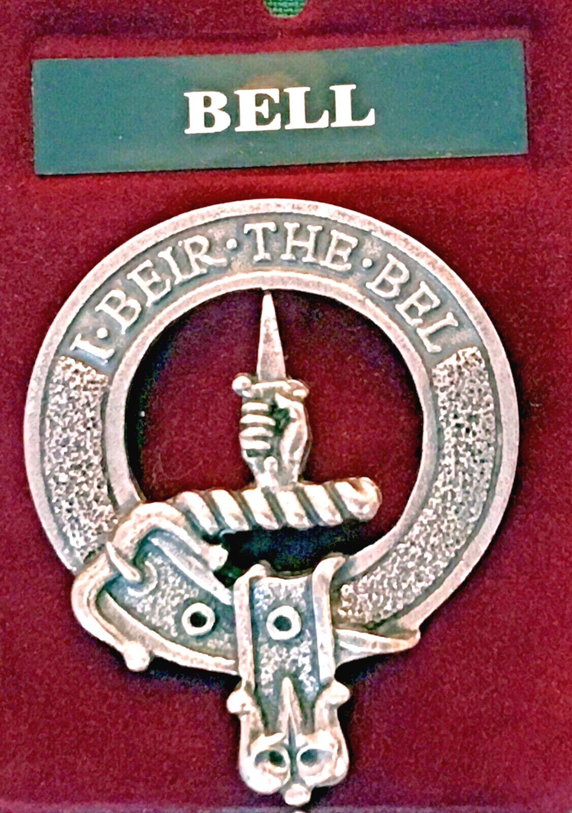 Bell Scottish Clan Crest Pewter Badge or Kilt Pin eBay