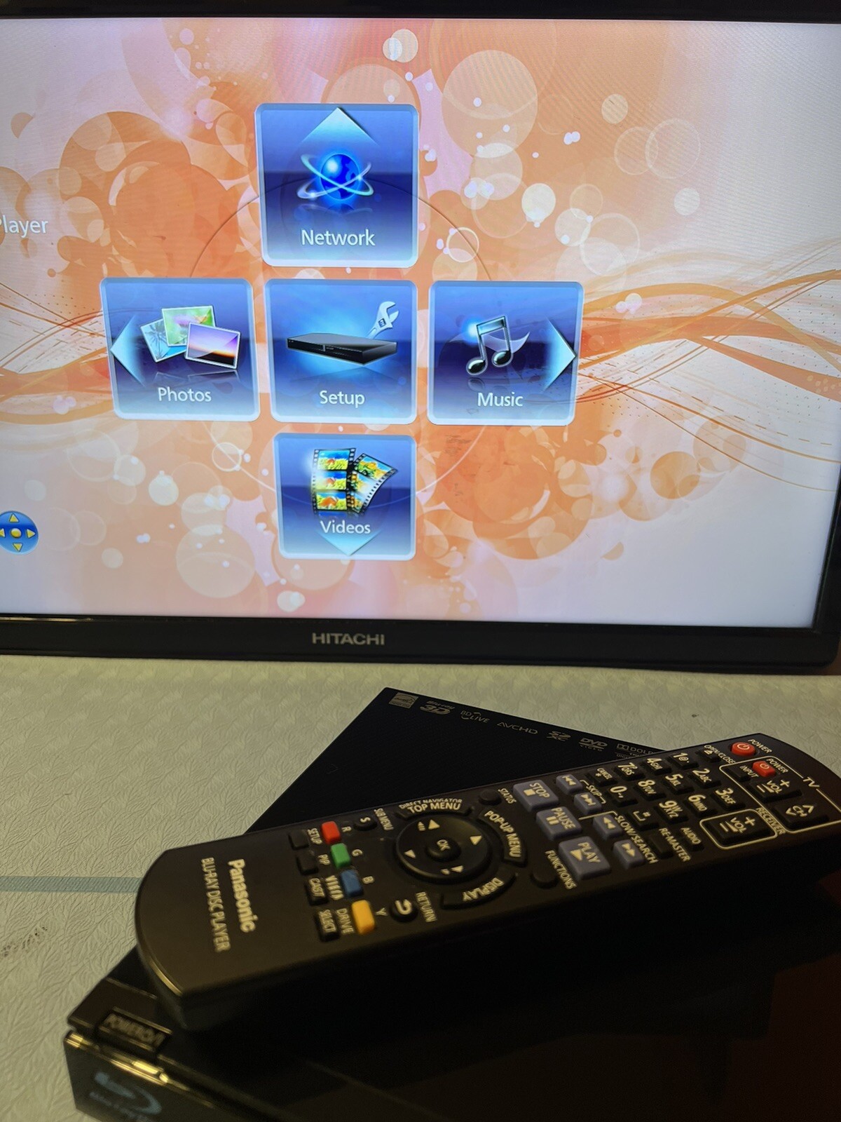 PANASONIC DMPBDT210 BLURAY PLAYER WiFi W/ Remote HDMI Cable eBay